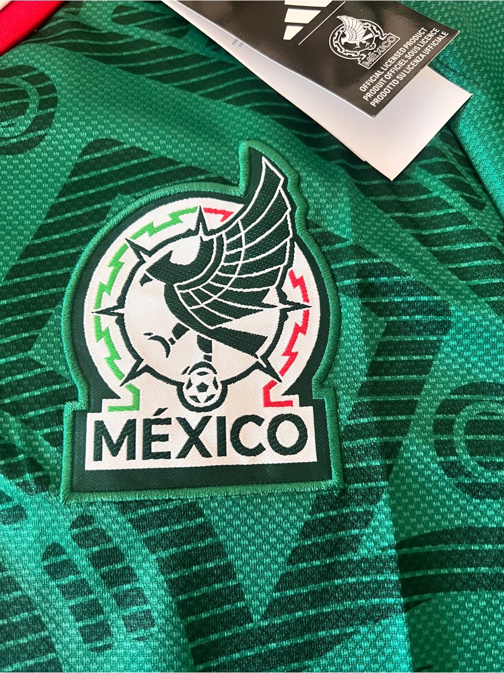 Adidas Mexico Green Red Soccer Jersey| XXL fits like a Men’s Large - Picture 11 of 13